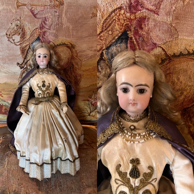 Les Poupees D'autrefois - MAGNIFIQUE POUPEE DE MODE PARISIENNE AVEC