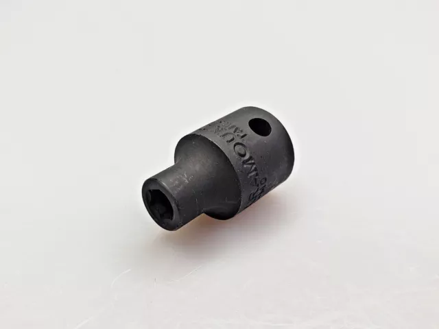 Paramount 3/8" Drive 6mm Standard Impact Socket 6 Point Black