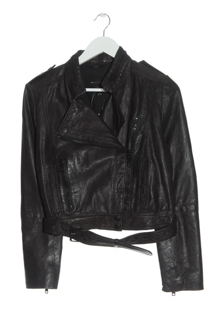MNG CASUAL SPORTSWEAR Giacca in pelle Donna Taglia IT 44 nero