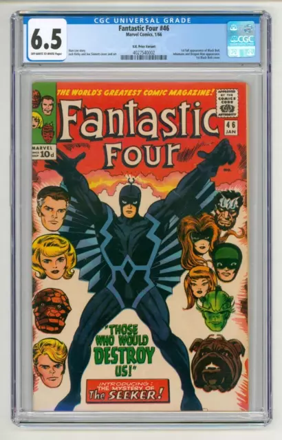 Fantastic Four #46 CGC 6.5 First Black Bolt