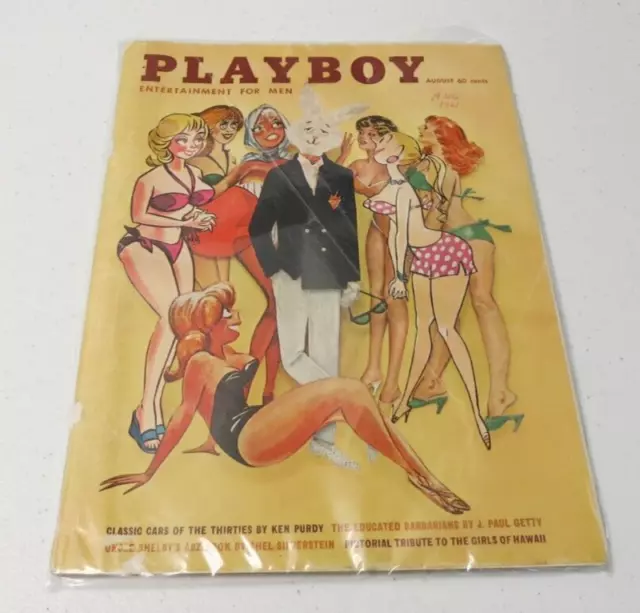 Playboy Magazine - August 1961: Karen Thompson, Tony Curtis, Girls of Hawaii