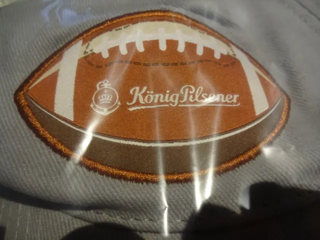 Football Cap von König Pilsener  Super Bowl Mütze Kappe grau verstellbar NEU