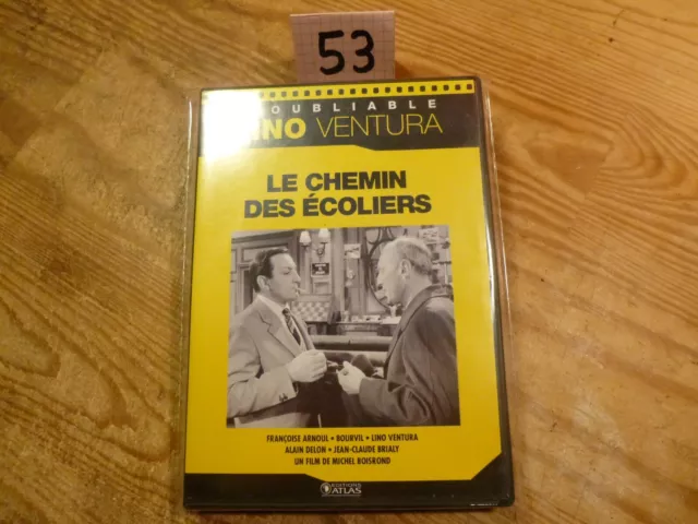 DVD : Le Chemin Des Ecoliers - Lino VENTURA / Alain DELON / BOURVIL / Comme Neuf