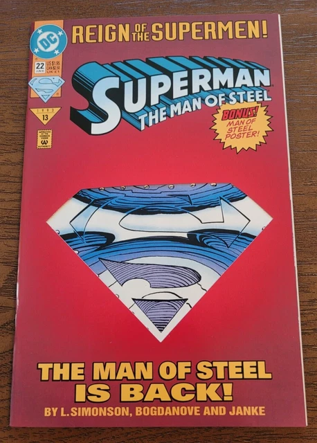 Superman: The Man of Steel #22 - June 1993