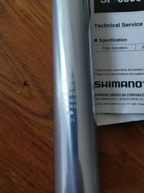 Sattelstütze Seatpost Shimano Ultegra SP-6600 27,2 Rennrad Vintage Classic NEU 2