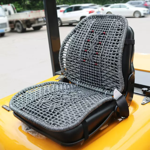 Forklift Truck Car Seat Cushion Linen Summer Cool Pad Ventilation Breathable Pad
