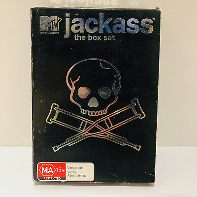 Jackass: The Box Set DVD. Volume 1-3, Bonus Disc & Booklet Johnny Knoxville