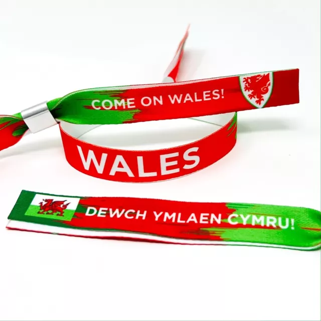 Braccialetto tifosi della Coppa del Mondo di calcio Galles Cymru - Braccialetto tifosi gallesi