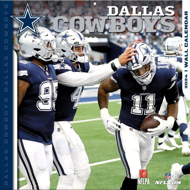 Dallas Cowboys 2024 WALL CALENDAR Official NFL NFLPA Turner New in Shrink Wrap!