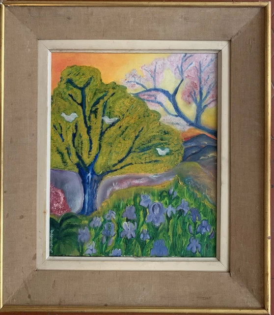 GRAND TABLEAU SIGNÉ Henri de Jordan, huile sur toile, XXème, bel