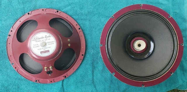 1959 RARE Goodmans / Lafayette LK 113 15" Alnico 3-way Speakers + Crossovers 45w 1959 RARE Goodmans / Lafayette LK 113 15" Alnico 3-way Speakers + Crossovers 45w
