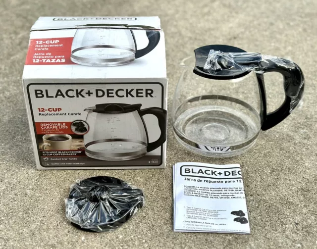 Black & Decker Coffee Pot 12-Cup Replacement Carafe Model GC3000B NEW open  box