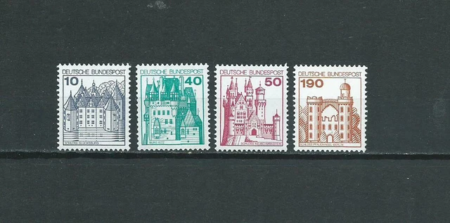 BRD Bund 1977 Rollenmarken mit rückseitiger Nummer postfrisch