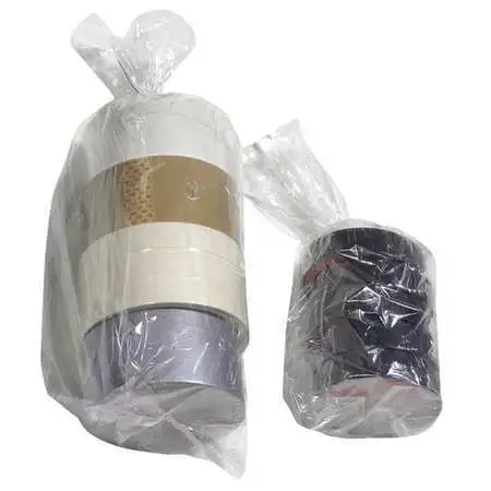 Zoro Select 5Dru9 8" X 4" Open Poly Bags, 0.60 Mil, Clear, Pk 1000