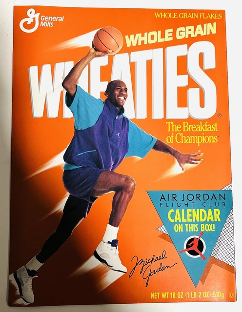 Vintage 1991 Michael Jordan Wheaties/Air Jordan Flight Club Calendar