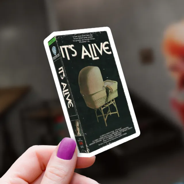 NOSTALGIC VHS BOX Art It's Alive Horror Movie Sticker! It's Alive ...