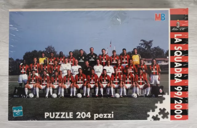 MILAN - PUZZLE Mb - Squadra 99/2000 - Nuovo Sigillato - Calcio - 50X35 Cm  EUR 20,00 - PicClick IT