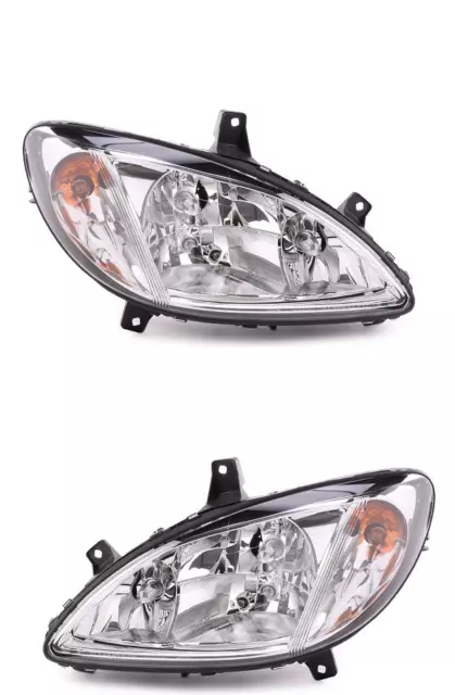 Mercedes Viano Headlights W639 Mpv 2003-2011 Headlamps 1 Pair Left & Right