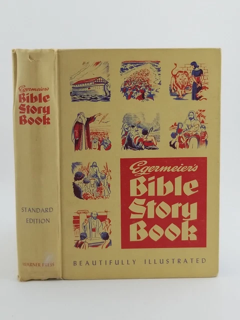VINTAGE EGERMEIER S ILLUSTRATED Bible Story Book Copyright 1955 vintage-egermeier-s-illustrated-bible-story-book-copyright-1955