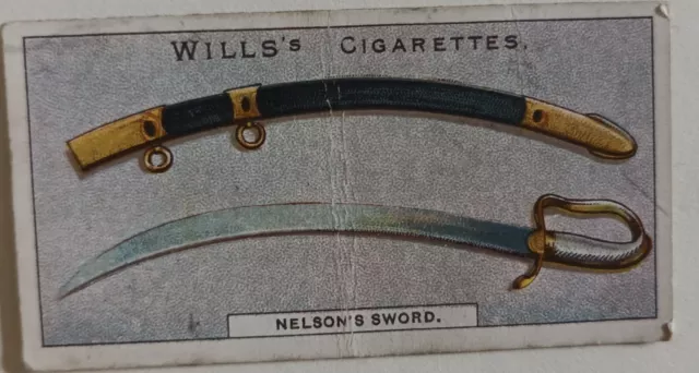 Wills Cigarette  Cards  - Nelson Series 1905 - Nelsons Sword