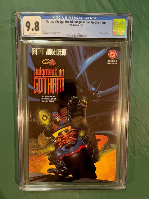 Dc Comics Batman/Judge Dredd: Judgement On Gotham 1St Print Cgc 9.8