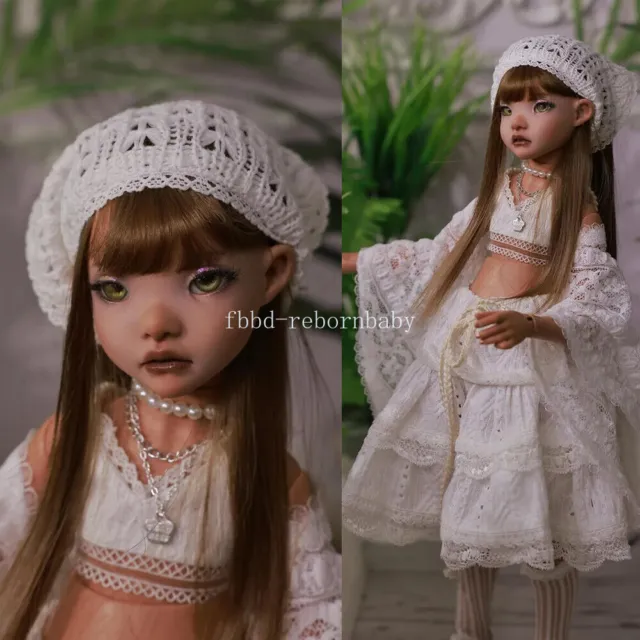 1/4 Bjd Doll Tan Skin Girl Resin Toy Girl Handmade Faceup DIY Doll Gift Full set