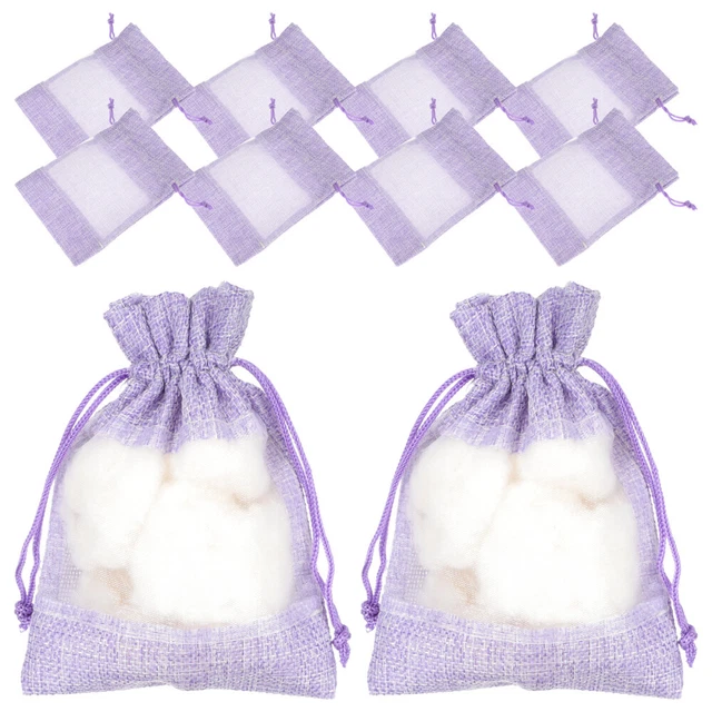 10 un. bolsas de lavanda bolsas de lavanda bolsas de fragancia vacías bolsas vacías