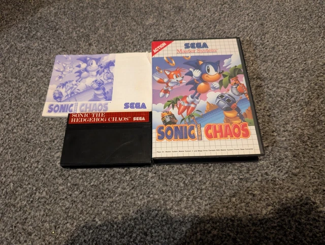 SONIC THE HEDGEHOG Chaos Sega Master System PAL £12.94 - PicClick UK