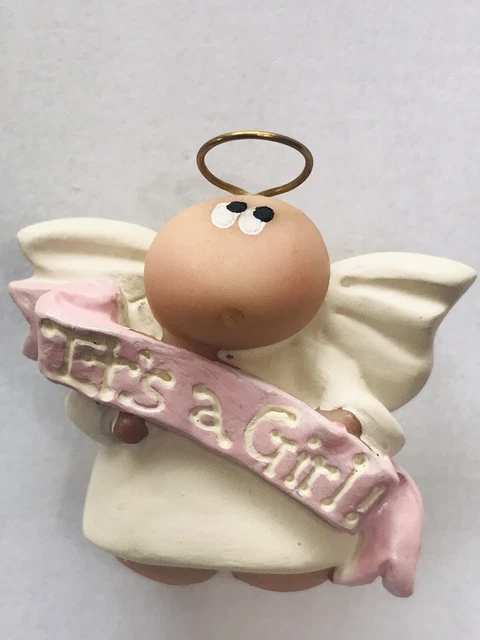 Its A Girl New Parent Pin Button Guardian Angel Mothers Fathers Day Gift Grandma