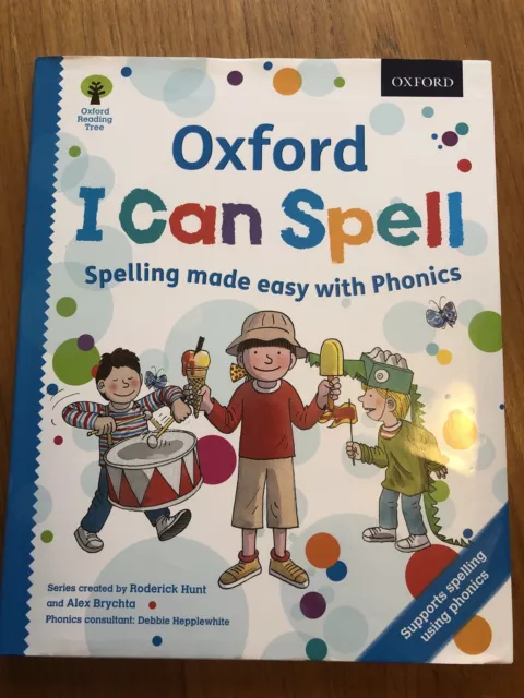 I Can Spell, Roderick Hunt Alex Brychta Oxford Phonics Magic Key Hardback V Good