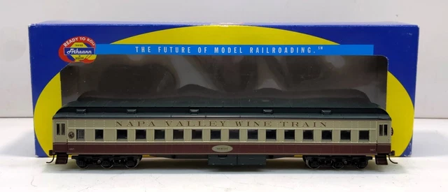 Athearn 8503 HO Scale Napa Valley RR "Merlot" Coach Passenger Car #1017 NIB