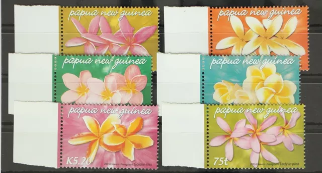 Papua Neuguinea 1123-1128 postfrisch Blumen #GD759