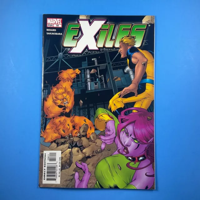 Exiles #58 Blink Sasquatch Marvel Comics 2005 X-Men Multiverse What if...