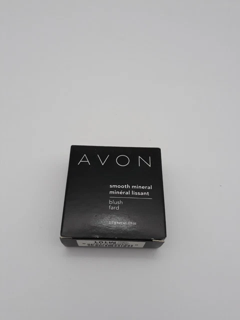 NUEVO AVON MINERAL SUAVE rubor polvo - brillo dorado