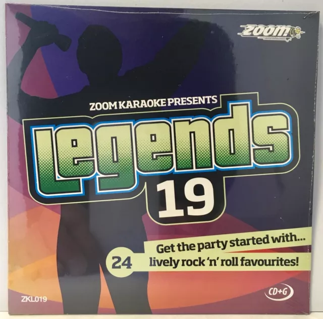 Zoom Karaoke Legends Serie CD + G - Band 19 - Lebhafte Rock 'N' Roll Favoriten