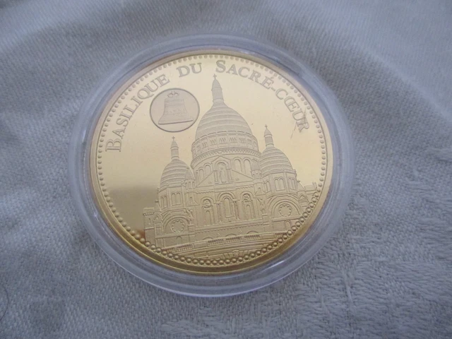 MÉDAILLE LES PLUS Beaux Tresors Du Patrimoine Francais Basilique Du