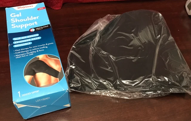 Walgreens Gel Shoulder Support Heat & Cold Therapy SLIP-ON-DESIGN Exterior WEAR
