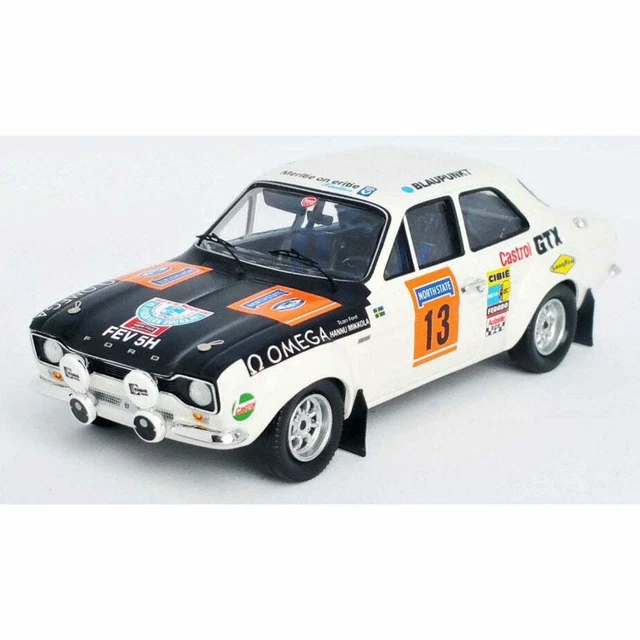 BM) 1/43 ALTAYA Ford Escort RS 1600 MK1 1000 Lakes Rally 1974 Makinen