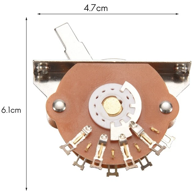5X 3 Way Lever Pickup Selector Switches for Electric Guitar Switch Replacement