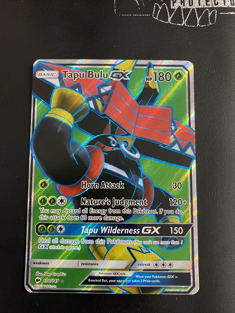 Tapu Bulu GX 130/147 - Ultra Rare Full Art - Sun & Moon Burning Shadows