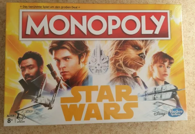 Monopoly Solo: Star Wars Story | Gesellschaftsspiel | Hasbro Brettspiel | NEU |