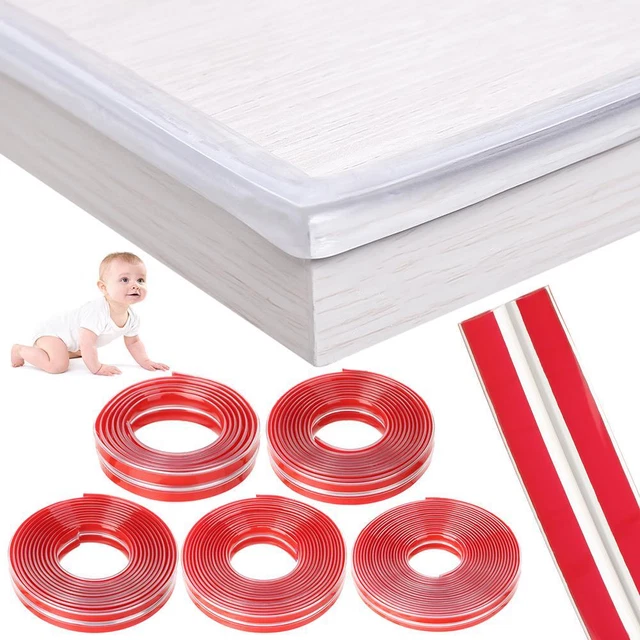Self Adhesive Strip Table Edge Guard Desk Bumper Furniture Corner Protector