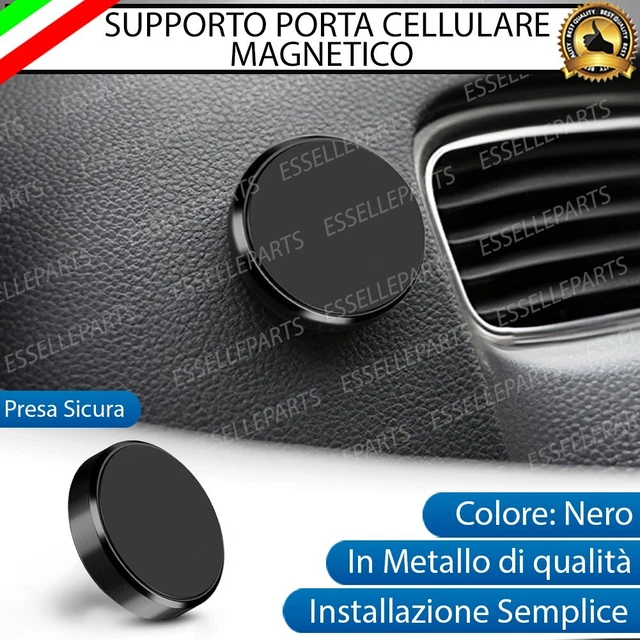 Porta cellulare magnetico per auto KSIX 360 ° nero - Grandado