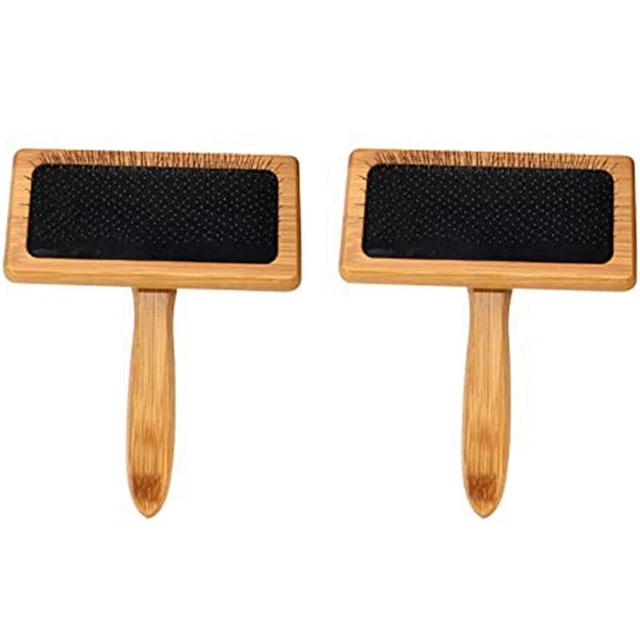 Cepillos de cardado de madera limpiador de fieltro con mango profesional G8T1