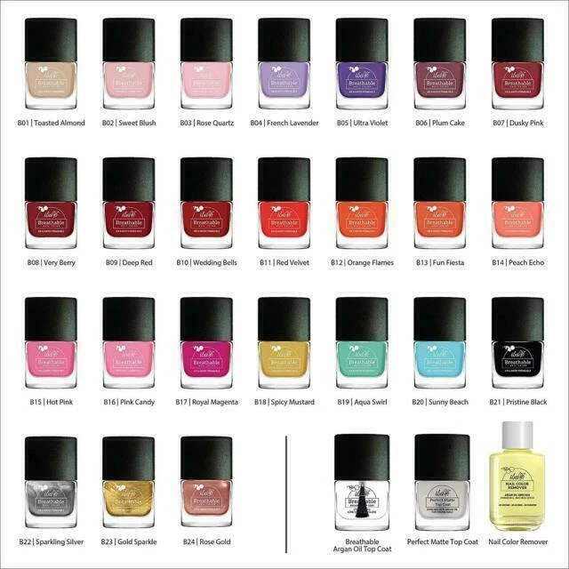 Buy Iba Halal Care Turquoise Blue Argan Oil Enriched Breathable Nail Color  9 Ml - Nail Polish for Women 7695119 | Myntra