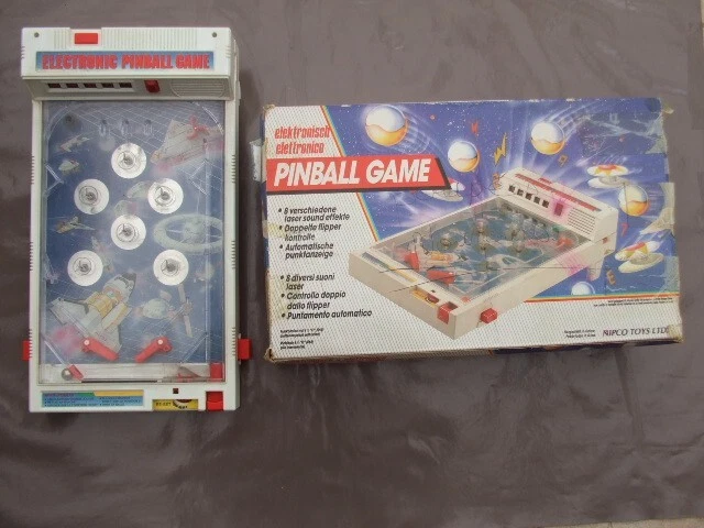 Jeu Flipper Pinball Pour Console Vectrex - Avec Boîte, Manuel Et Cassette - État Correct - Vintage