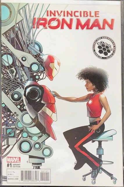 Invincible Iron Man #1 1:10 STEAM Variant Riri Williams IRONHEART MCU