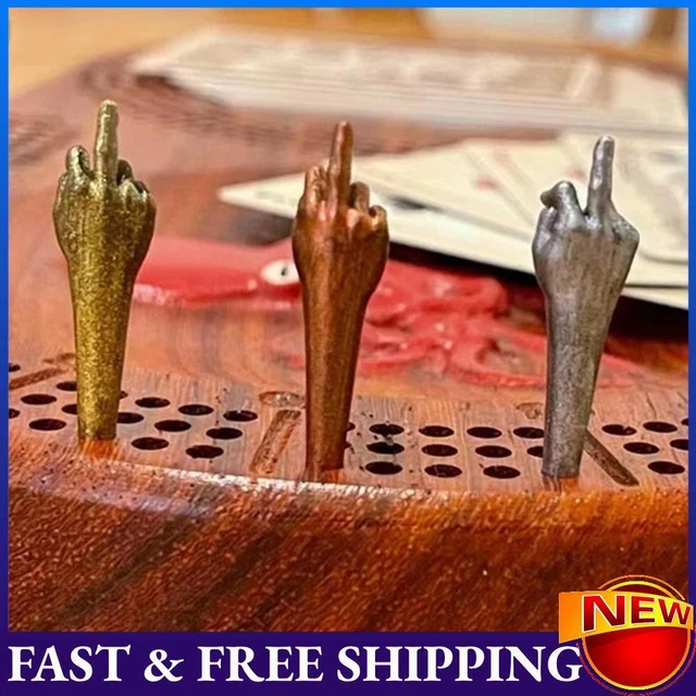 9 PZ/SET CRIBBAGE Peg Scoring Bar mini Resina Cribbage Board Peg Game