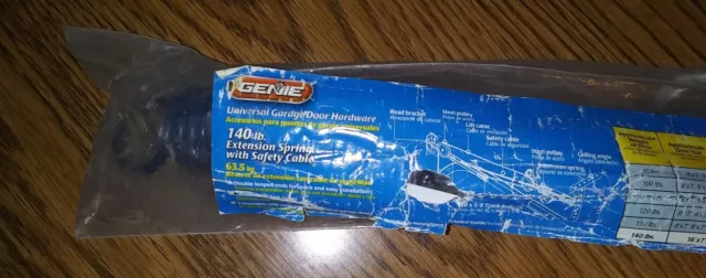 Cable de resorte y seguridad de extensión de puerta de garaje GENIE universal 140LB ES140ESSC-BG1