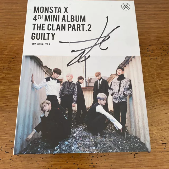 Monsta X The Clan Official Signed Album Shownu Minhyuk Hyungwon IM Kihyun Wonho